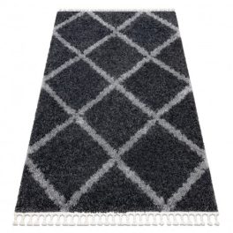 Covor BERBER UNION 3482 gri franjuri shaggy 120x170 cm
