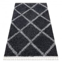Covor BERBER UNION 3482 gri franjuri shaggy 140x190 cm
