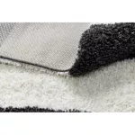 Covor BERBER UNION 4079 gri / crem franjuri shaggy 200x290 cm