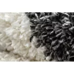 Covor BERBER UNION 4079 gri / crem franjuri shaggy 200x290 cm