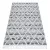 Covor SEVILLA Z555A, Diamant gri / alb franjuri Berber shaggy 120x170 cm