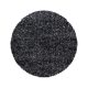  Ay. Covor shaggy antracit ENJOY 4500 120 x 120 cm - rotund