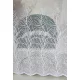  TRD. Perdea gata confecționată model Copacul Vieții Alb 200x160cm