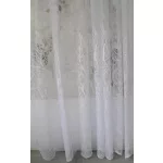  TRD. Perdea gata confecționată model Copacul Vieții Alb 300x180cm