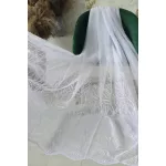  TRD. Perdea gata confecționată model Copacul Vieții Alb 300x250cm