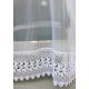  Perdea gata făcută Paris alb brodată 400x250cm