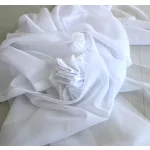  TRD. Perdea gata confecționată Paris alb brodată 500x250cm