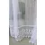  TRD. Perdea gata confecționată cu model Paris, brodată, model alb, 500x180cm