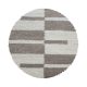  Ay. Covor rotund bej shaggy GALA 2505 120 x 120 cm