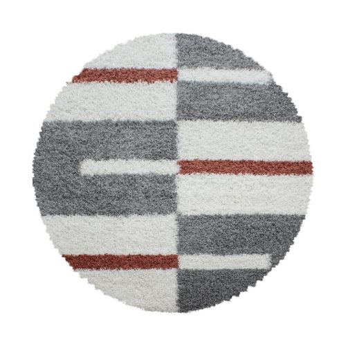  Da. GALA 2505 Covor shaggy teracota 200 x 200 cm - rotund