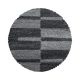  Ay. GALA 2505 Covor gri shaggy 80 x 80 cm - rotund
