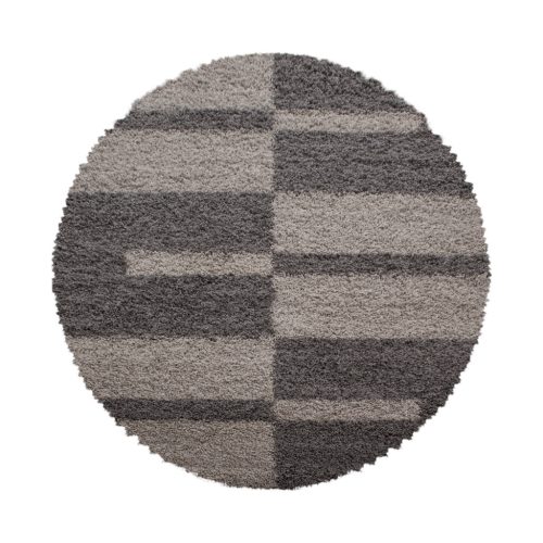  Da. GALA 2505 Covor shaggy maro taupe 80 x 80 cm - rotund