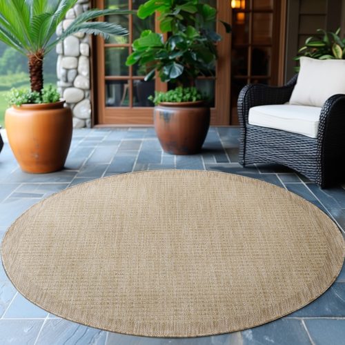  Covor rotund modern bej Ay. GIZA 1410 200 x 200 cm