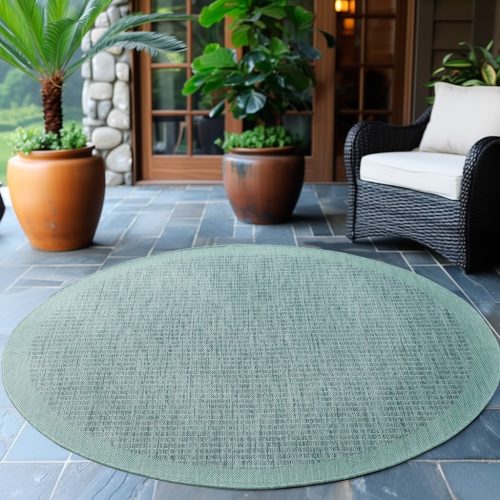  Ay. Covor rotund modern albastru GIZA 1410 200 x 200 cm