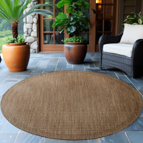 Covor rotund modern maro Ay. GIZA 1410 200 x 200 cm