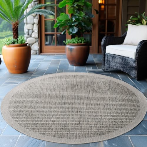 Covor rotund modern gri Ay. GIZA 1410 200 x 200 cm