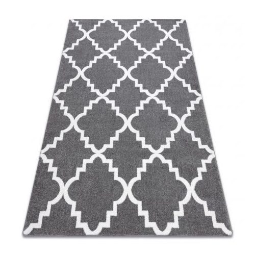 Covor Sketch - F343 gri / alb Trellis 240x330 cm
