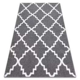 Covor Sketch - F343 gri / alb Trellis 180x270 cm
