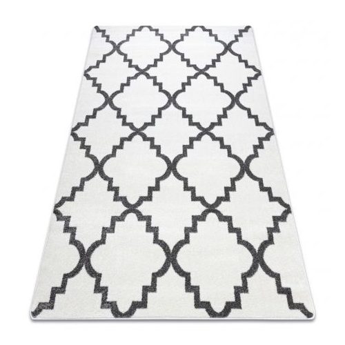 Covor Sketch - F343 crem / gri Trellis 160x220 cm