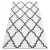 Covor Sketch - F343 crem / gri Trellis 80x150 cm