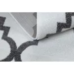 Covor Sketch - F343 crem / gri Trellis 80x150 cm