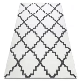 Covor Sketch - F343 crem / gri Trellis 180x270 cm