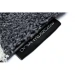 Covor BERBER CROSS B5950 gri / alb franjuri shaggy 200x290 cm