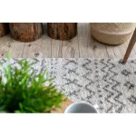 Covor BERBER RABAT G0526 bej / maro franjuri shaggy 120x170 cm