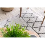Covor BERBER FEZ G0535 bej / maro franjuri shaggy 120x170 cm