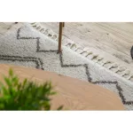 Covor BERBER ASILA B5970 crem / maro franjuri shaggy 180x270 cm