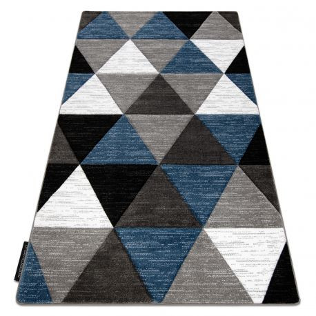 ALTER covor modern Rino triunghiuri, albastru 120x170 cm
