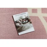 Covor HAMPTON Lux Cerc, roz 140 cm