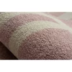 Covor HAMPTON Lux Cerc, roz 140 cm
