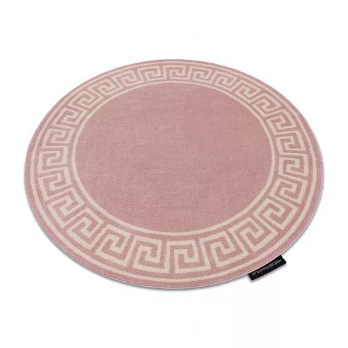 Covor HAMPTON Grecos Cerc, roz 160 cm