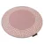 Covor HAMPTON Grecos Cerc, roz 160 cm