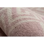 Covor HAMPTON Grecos Cerc, roz 160 cm