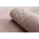Covor HAMPTON Grecos Cerc, roz 160 cm