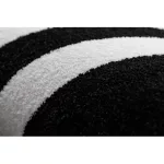 HAMPTON covor Lux cerc negru  160 cm