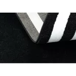HAMPTON covor Lux cerc negru  160 cm