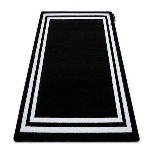 HAMPTON covor chenar negru 160x220 cm