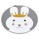  PETIT covor BUNNY BUNNY cerc gri cerc 120 cm