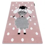 Covor PETIT DOLLY roz 120x170 cm