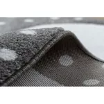 Covor PETIT BUNNY  Cerc, gri 140 cm