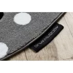 Covor PETIT DOLLY Cerc, gri 140 cm