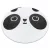 Covor PETIT PANDA Cerc, alb 140 cm