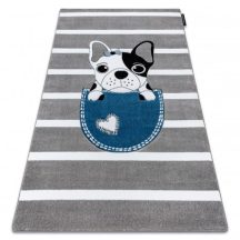 Covor PETIT BULDOG gri 140x190 cm
