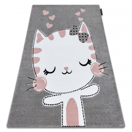 Covor PETIT KITTY gri 140x190 cm