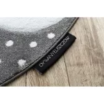 Covor PETIT BUNNY  Cerc, gri 160 cm