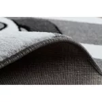 Covor PETIT PUPPY Cerc, gri 160 cm