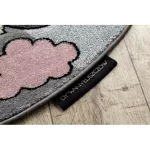 Covor PETIT UNICORN Cerc, gri 160 cm